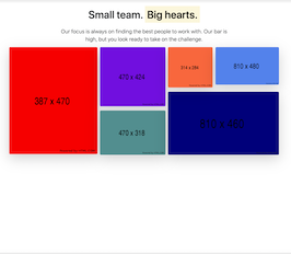 Bootstrap example and template. team tiles