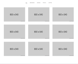Bootstrap example and template. portfolio grid with filter menu and isotopejs