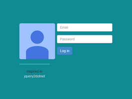 Bootstrap Login form with css3 animation example