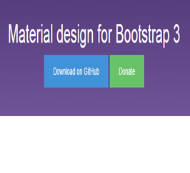Bootstrap Material design for Bootstrap 3 bootdey example