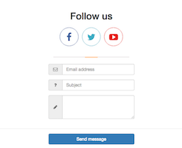 Bootstrap Contact Form example