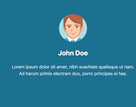 Bootstrap bs4 social profile cover example
