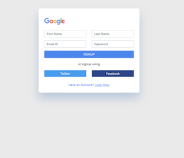 Bootstrap bs4 signup form example