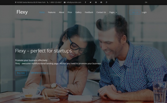 Bootstrap FLEXY Business MultiPurpose Bootstrap Theme template