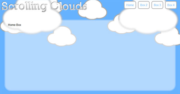 Bootstrap framework utility Parallax scrolling clouds jquery