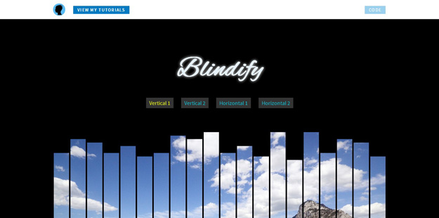 Bootstrap framework utility Blindify