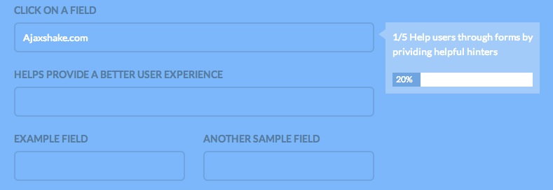 Bootstrap framework utility Progression js